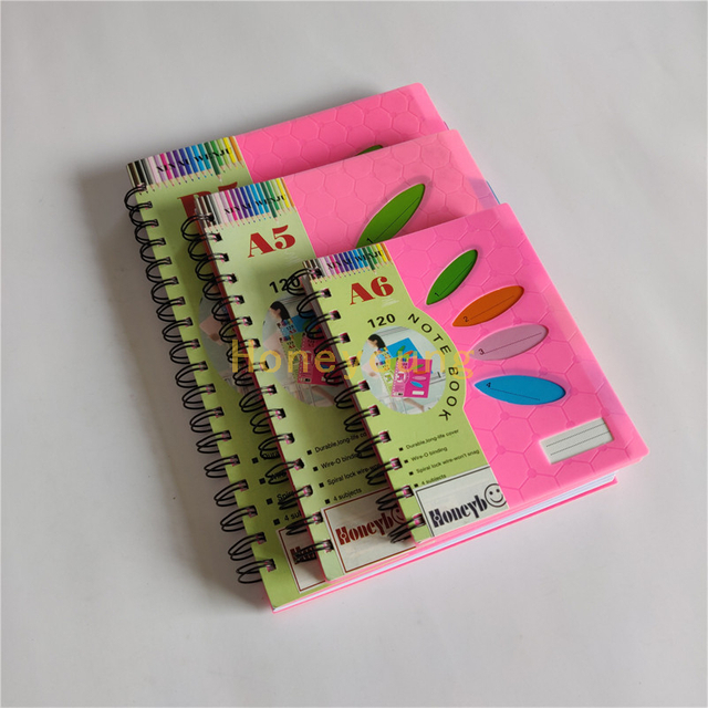 Best Quality Custom Design with LOGO Good Price PP Cover Spiral Notebook SN-34