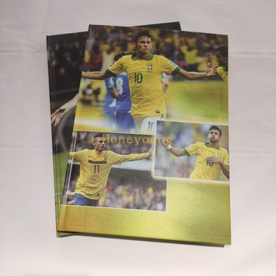 China Publisher Football Stars Fashion Design Custom Printed Hard Cover Notebook HCN-4